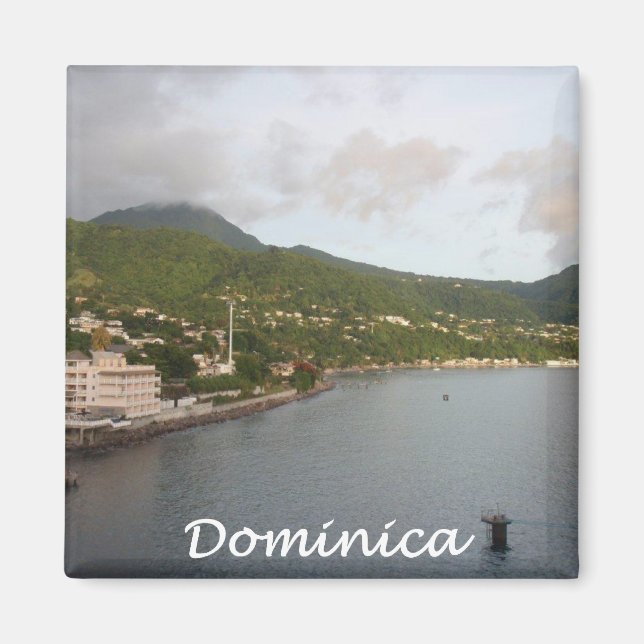 Dominica View Magnet (Front)
