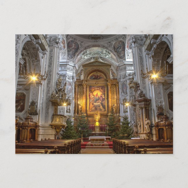 Dominican Church Vienna Austria Postcard (Front)