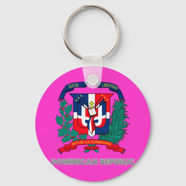 Dominican Emblem Keychain (Front)