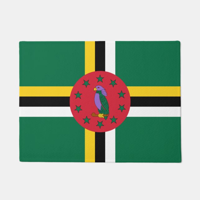 Dominican flag doormat (Front)