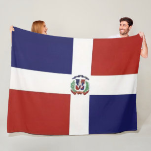 DOMINICAN FLAG FLEECE BLANKET
