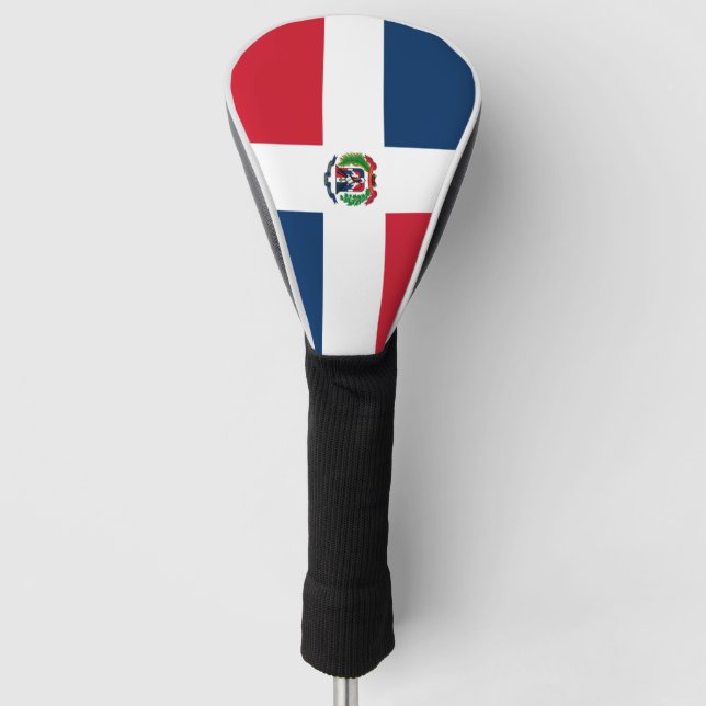 Dominican Flag Golf Head Cover (Front)