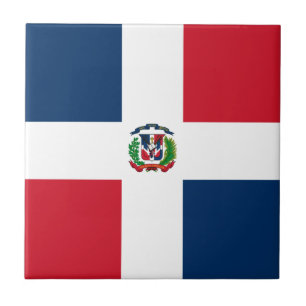 Dominican Flag Tile