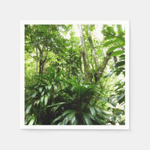Dominican Rain Forest I Tropical Green Nature Napkin