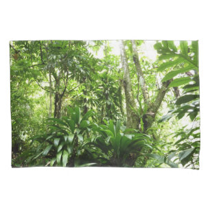 Dominican Rain Forest I Tropical Green Nature Pillowcase