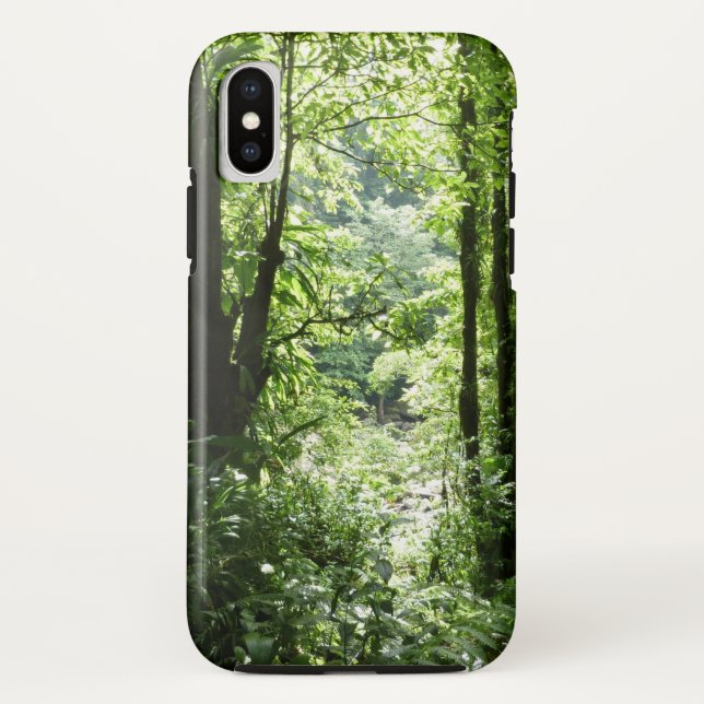Dominican Rain Forest II Tropical Green Case-Mate iPhone Case (Back)