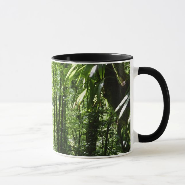 Dominican Rain Forest II Tropical Green Mug (Right)