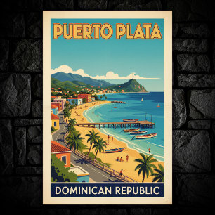 Dominican Republic: 1960s Travel Poster Collection