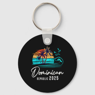 Dominican Republic 2025 Summer Vacation Matching F Keychain