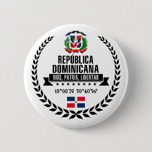 Dominican Republic 2 Inch Round Button
