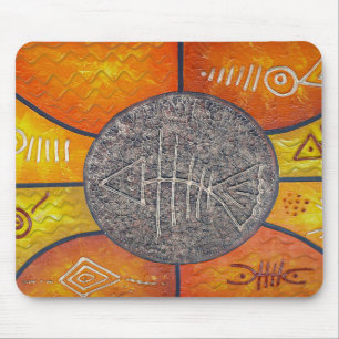 Dominican Republic Art Mouse Pad