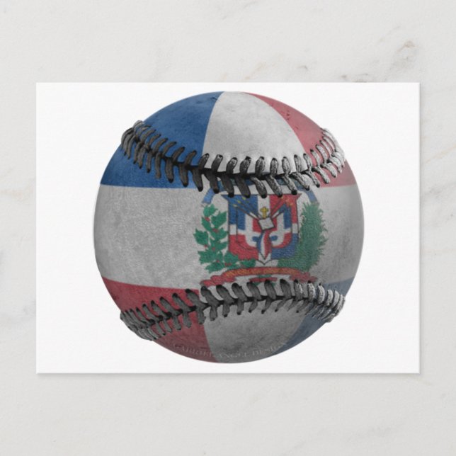 Dominican Republic Baseball Postcard (Front)