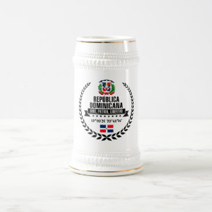 Dominican Republic Beer Stein