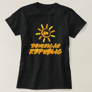 Dominican Republic bright yellow & orange T-Shirt