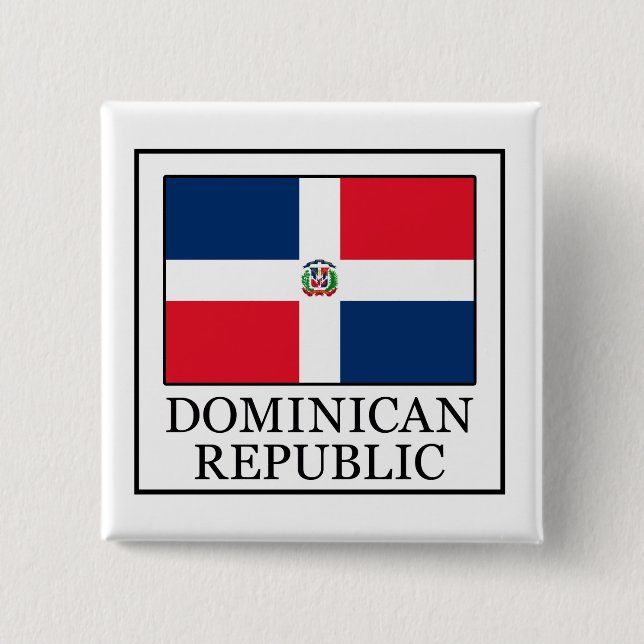 Dominican Republic button (Front)