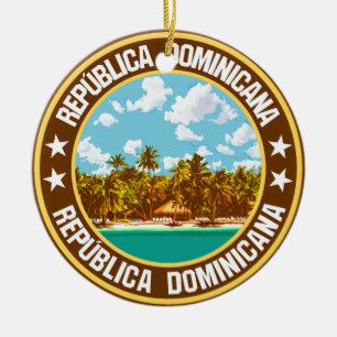 Dominican Republic                                 Ceramic Ornament