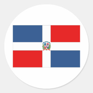 Dominican Republic Classic Round Sticker