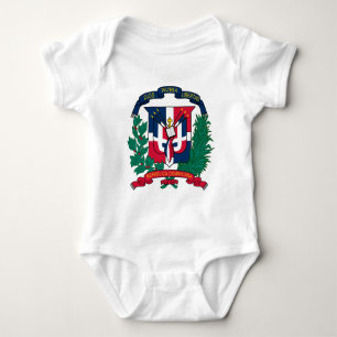 Dominican Republic coat of arms Baby Bodysuit