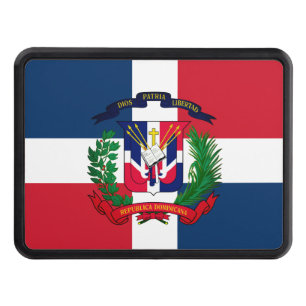 Dominican Republic coat of arms Trailer Hitch Cover
