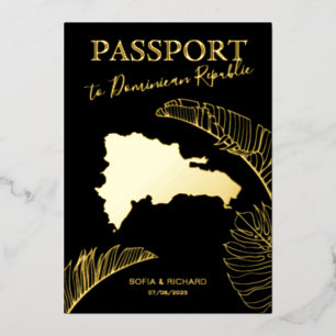 Dominican Republic Destination Wedding Passport
