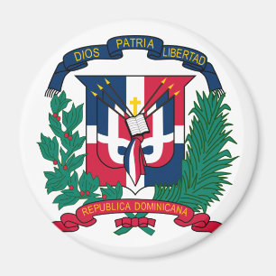 dominican republic emblem magnet