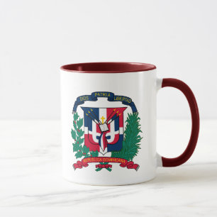 dominican republic emblem mug