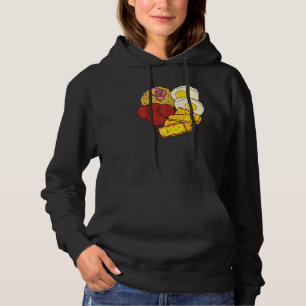 Dominican Republic Favourite Food Mangú Salami Hoodie