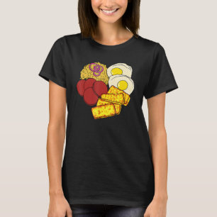 Dominican Republic Favourite Food Mangú Salami T-Shirt