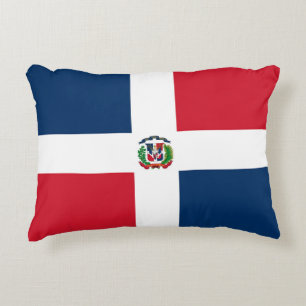 Dominican Republic flag Accent Pillow