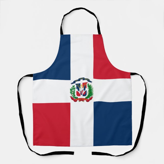 Dominican Republic flag All-Over Print Apron (Front)