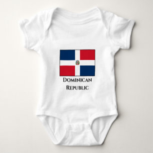Dominican Republic Flag Baby Bodysuit