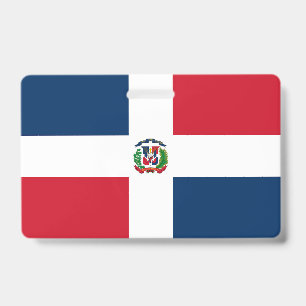 Dominican Republic flag Badge