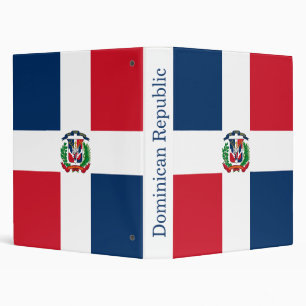 Dominican Republic Flag Binder