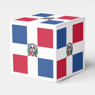 Dominican Republic Flag Emblem Favor Box