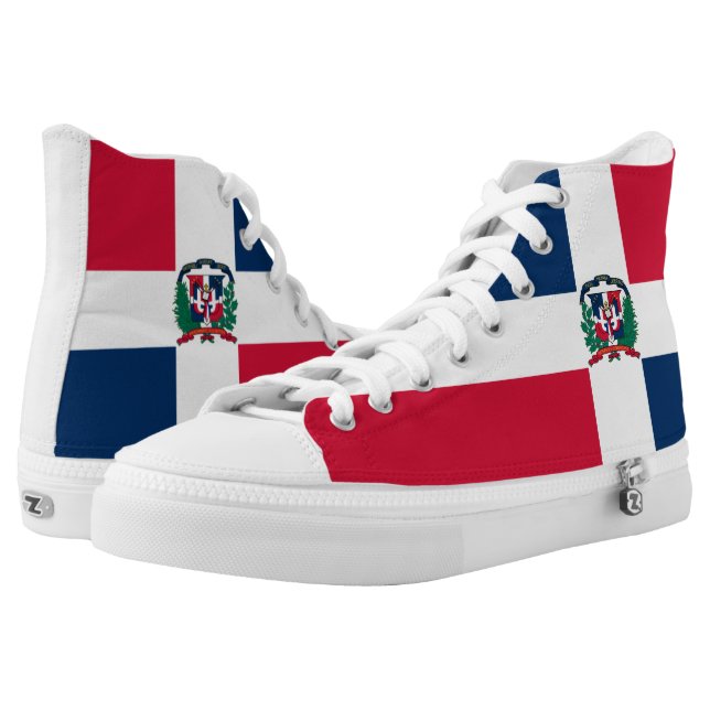 Dominican Republic Flag High Tops (Pair)