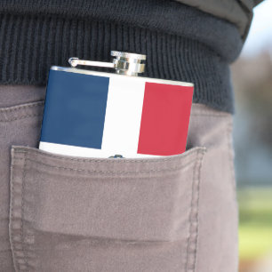 Dominican Republic flag Hip Flask