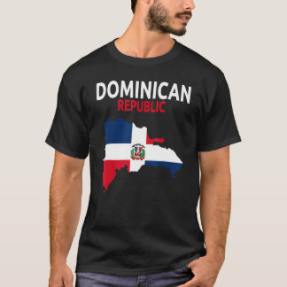 Dominican Republic Flag Idea For Men & Dominican F T-Shirt