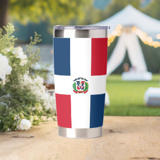 Dominican Republic flag Insulated Tumbler