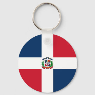 Dominican Republic Flag Keychain
