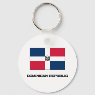Dominican Republic Flag Keychain