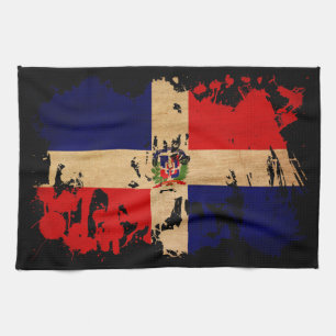 Dominican Republic Flag Kitchen Towel