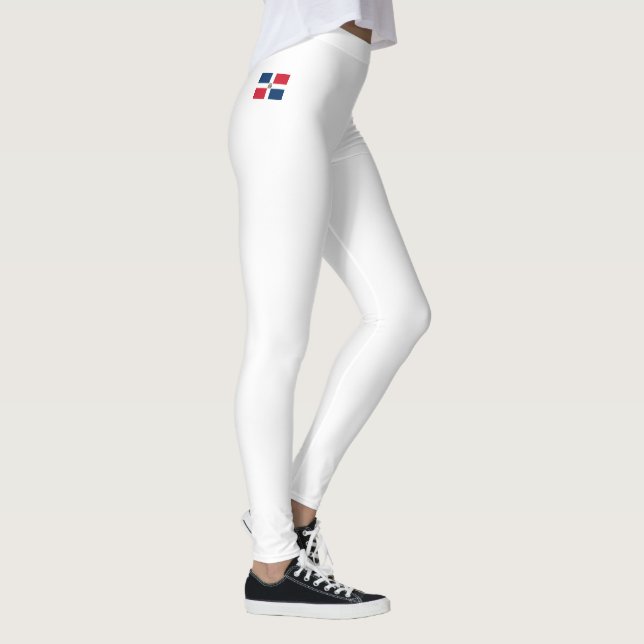 Dominican Republic flag Leggings (Right)