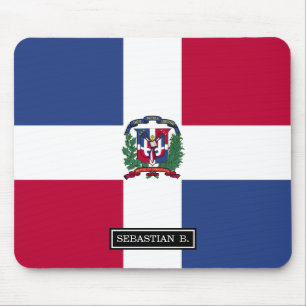 Dominican Republic Flag Mouse Pad