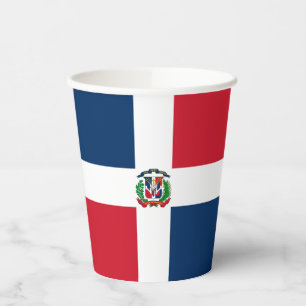 Dominican Republic Flag Paper Cups