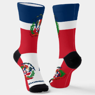 Dominican Republic Flag Patriotic, Sustainable Socks