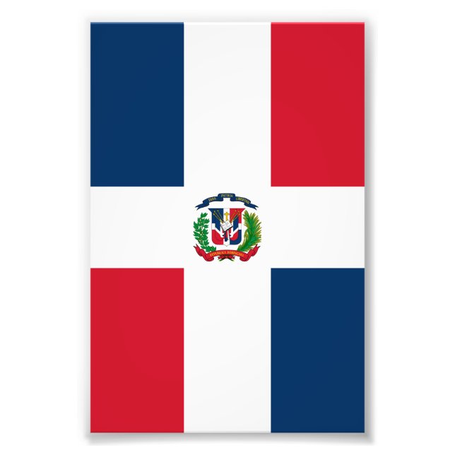 Dominican Republic flag Photo Print (Front)