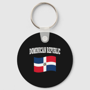 Dominican Republic Flag Sport Competition Vacation Keychain