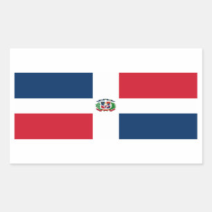 Dominican Republic Flag Sticker