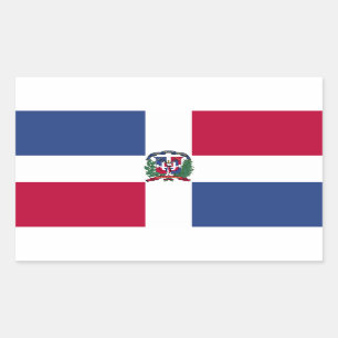 Dominican Republic Flag Sticker