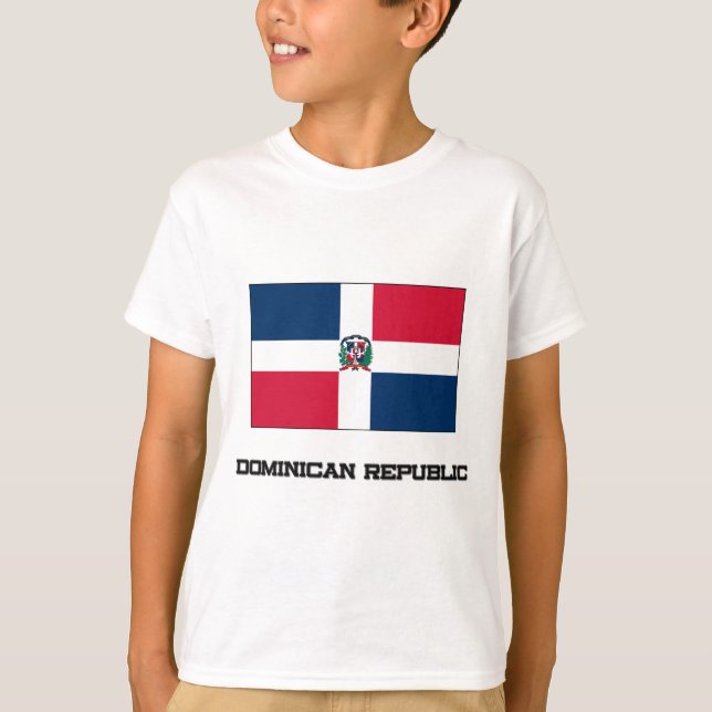 Dominican Republic Flag T-Shirt (Front)